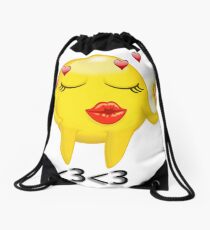 LOVE STRUCK Drawstring Bag