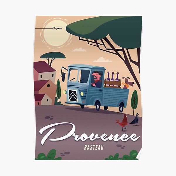 Affiche Provence Rasteau Poster