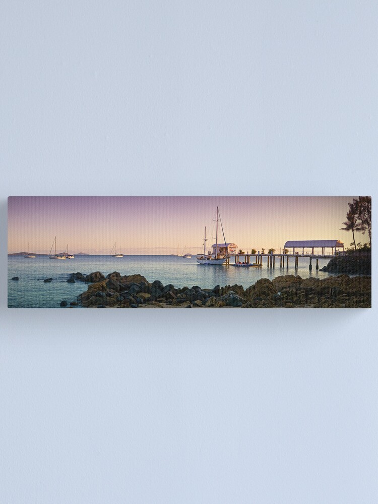 Canvas Print, Coral Sea Dawn designed and sold by Tim Wootton