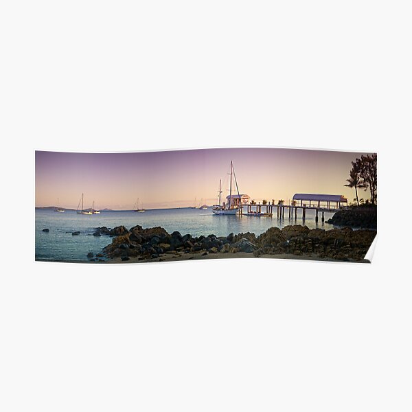 Coral Sea Dawn Poster