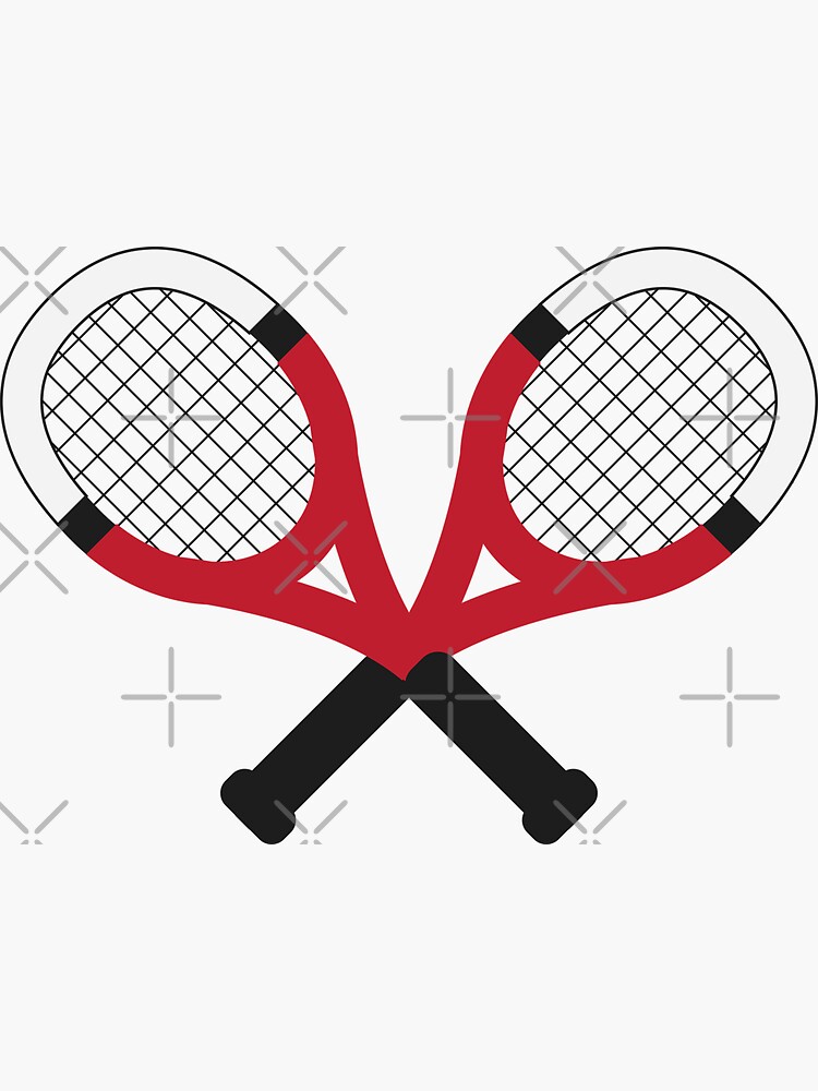 "Tennis Racket / Racquet " Sticker by BuiceJox Redbubble