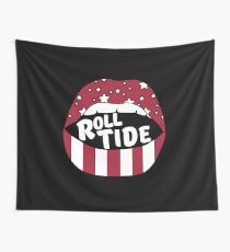 Roll Tide Lips Wall Tapestry