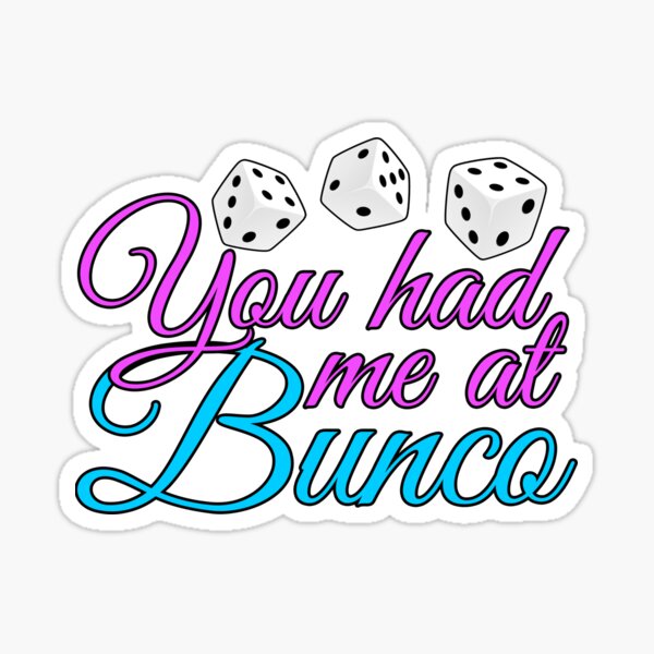 Funny Bunco Stickers for Sale | Free US Shipping | Redbubble