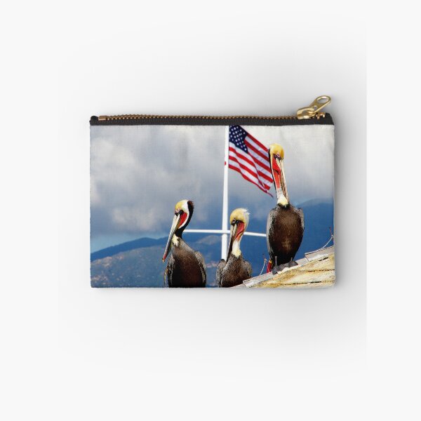 Item preview, Brown Pelicans Protecting The Flag designed and sold by howardbragen.