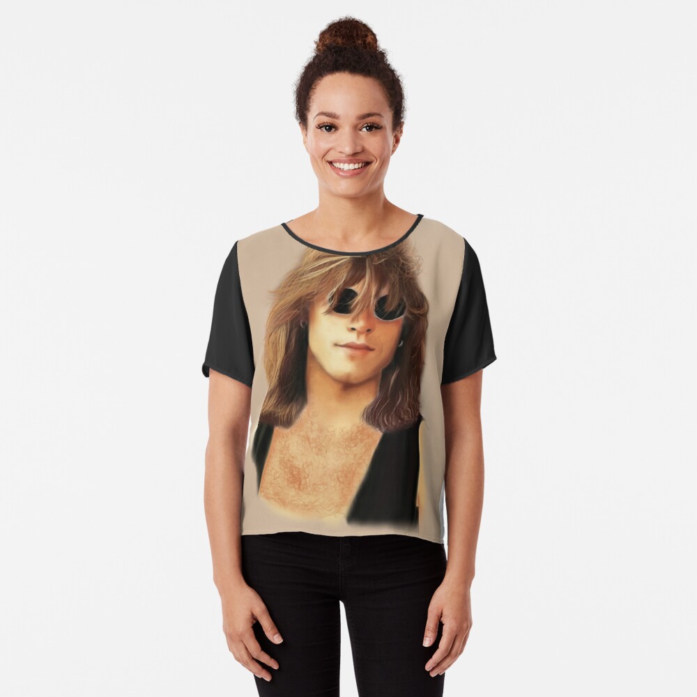 Jon Bon Jovi Blaze Of Glory Digital Art T Shirt By Sophiesambora Redbubble