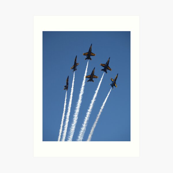 Blue Bouqet Art Print
