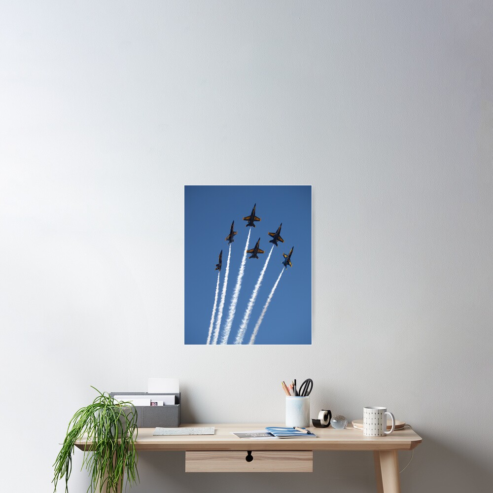 Blue Bouqet Poster