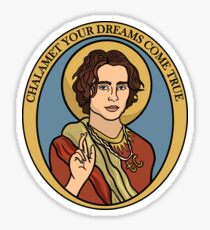 Pegatina Chalamet Tus sueños se hacen realidad