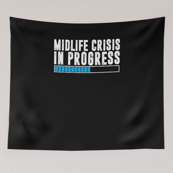 Item preview, Funny Midlife Crisis In Progress Aging Over The Hill T-Shirt designed and sold by LookTwice.