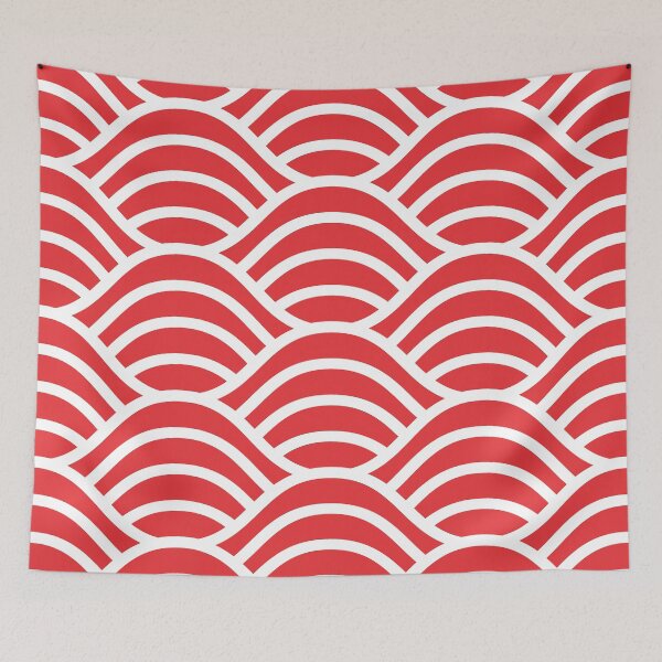 Item preview, Red japanese pattern designed and sold by jsebouvi.