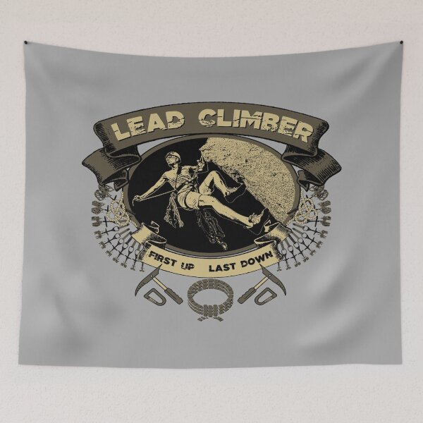 Item preview, Lead Climber designed and sold by GoMerchBubble.