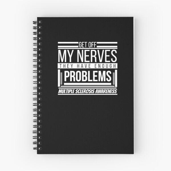 Item preview, Funny Get Off My Nerves Multiple Sclerosis MS Warrior Shirt designed and sold by LookTwice.