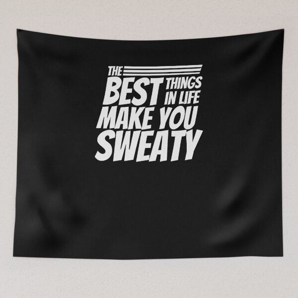 Item preview, Funny Best Things In Life Make You Sweaty Adult Fitness Tee designed and sold by LookTwice.