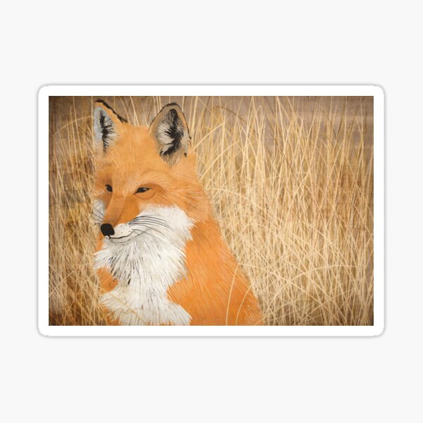 Item preview, Fox in the field designed and sold by katherineblower.