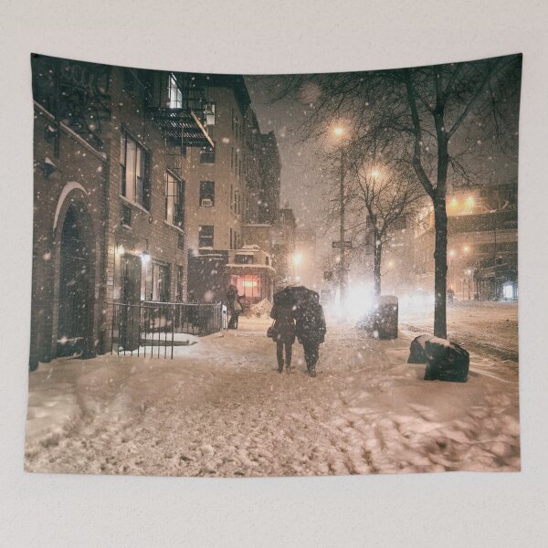 Item preview, NYC Snowy Night designed and sold by Vivienne Gucwa.