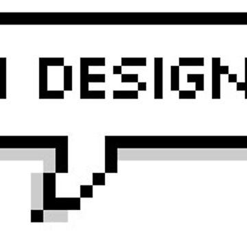 Artwork thumbnail, I Design pixel speech bubble by Oh Hi