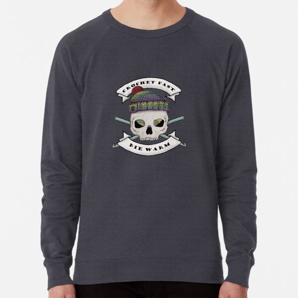 Crochet Fast Die Warm Lightweight Sweatshirt
