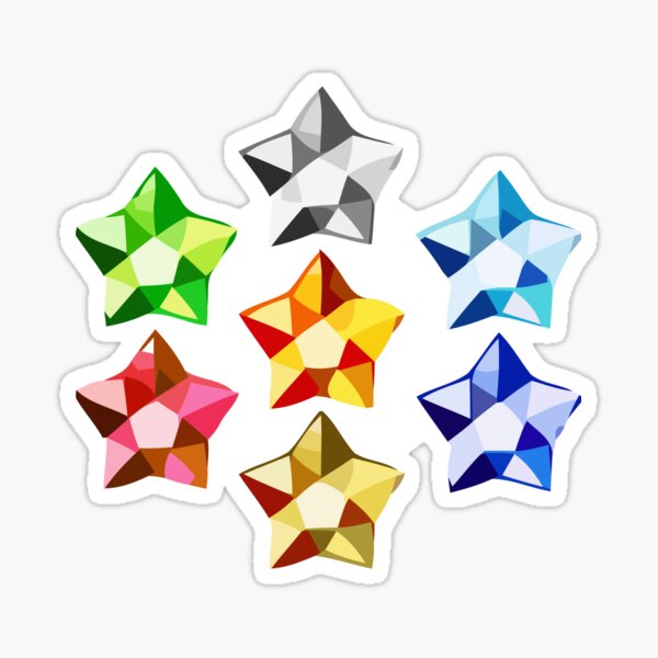 Crystal Stars Sticker