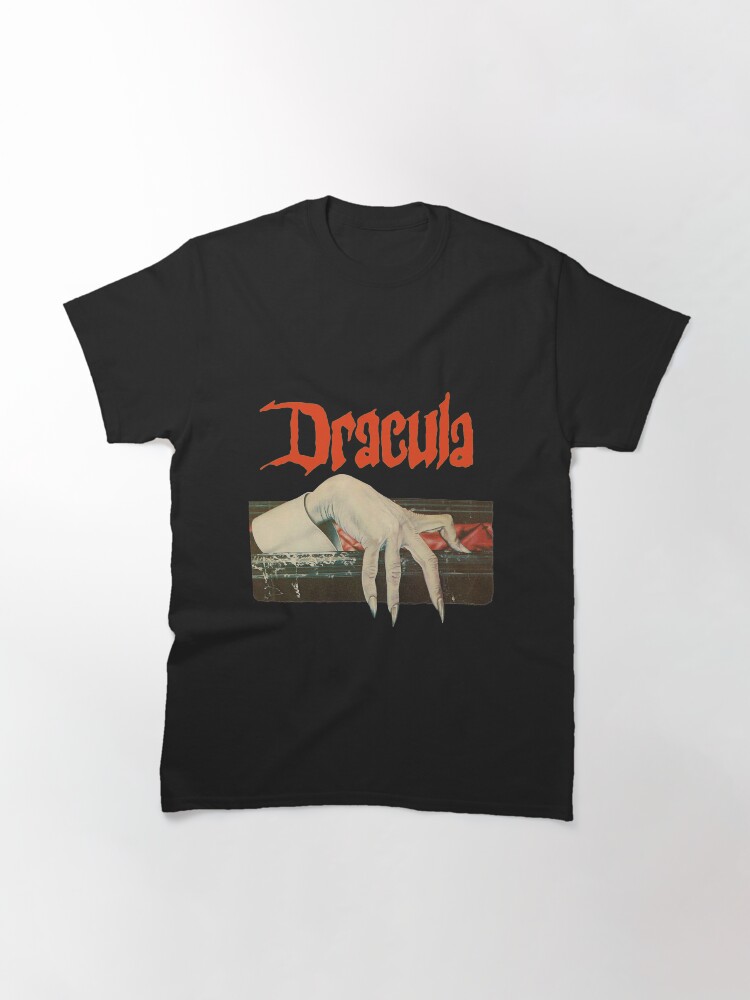 Imagen 3 de 7, Camiseta clásica con la obra Vintage Dracula, diseñada y vendida por TorpidNagware.