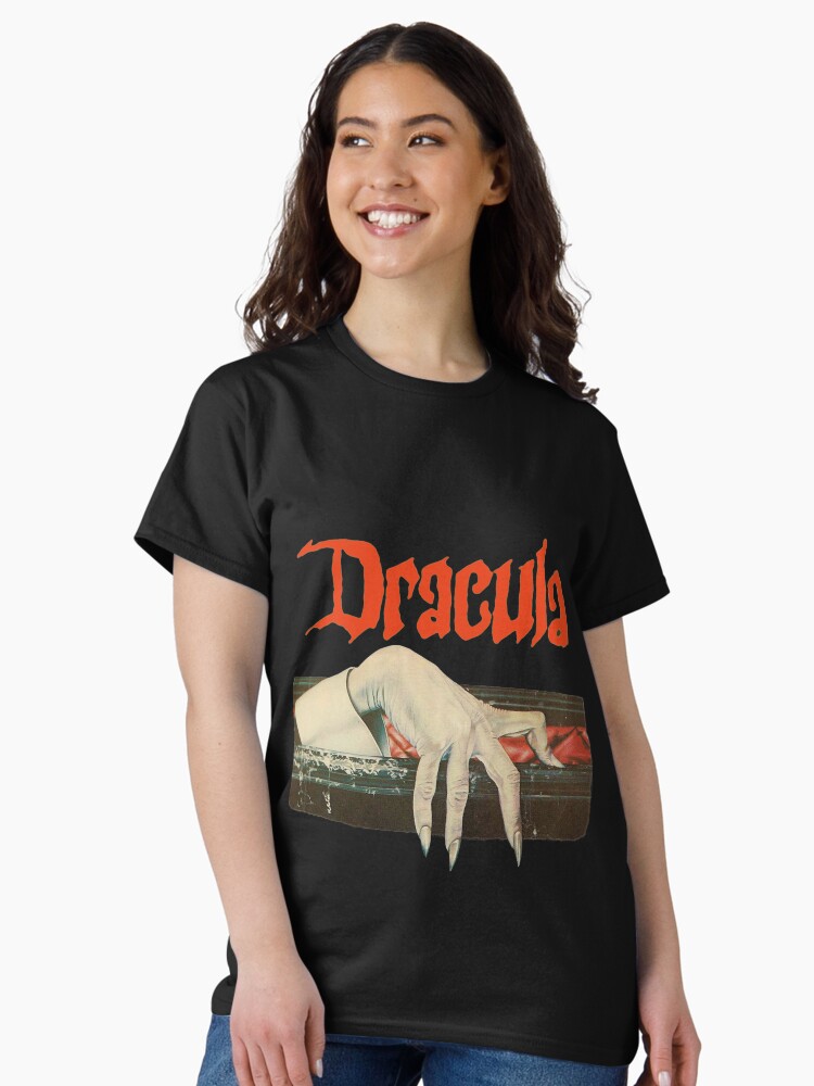 Imagen 2 de 7, Camiseta clásica con la obra Vintage Dracula, diseñada y vendida por TorpidNagware.