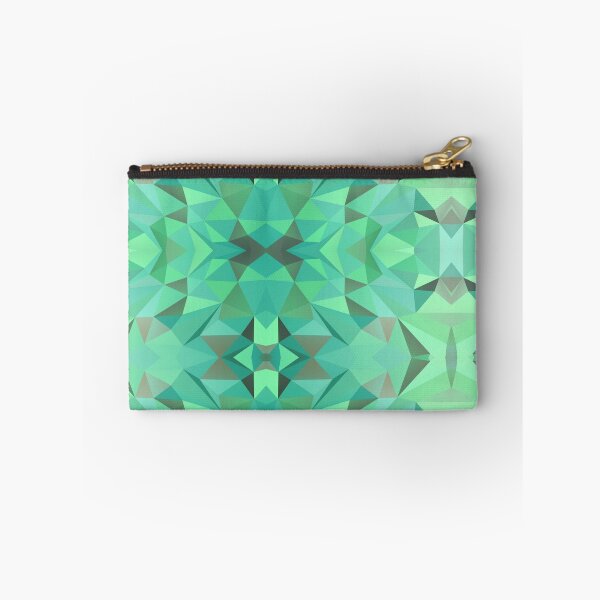 Item preview, Turquoise Polygonal Pattern designed and sold by erythrina.