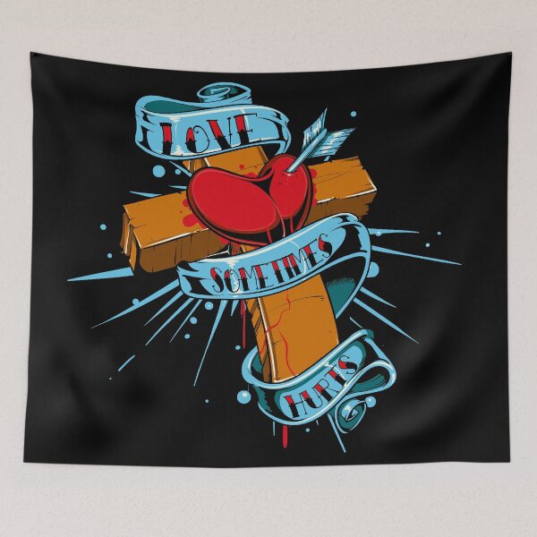 Item preview, Great graphic design "Love hurts sometimes" designed and sold by teeking86.