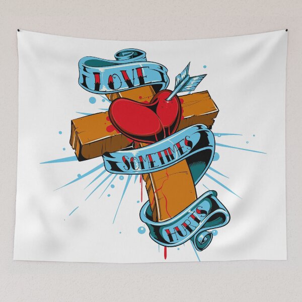 Item preview, Great graphic design "Love hurts sometimes" designed and sold by teeking86.