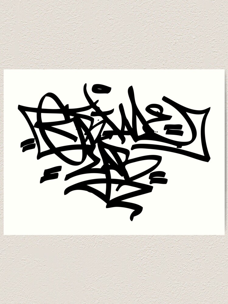 Grime Lab Graffiti Art Print By Samuelmolina Redbubble