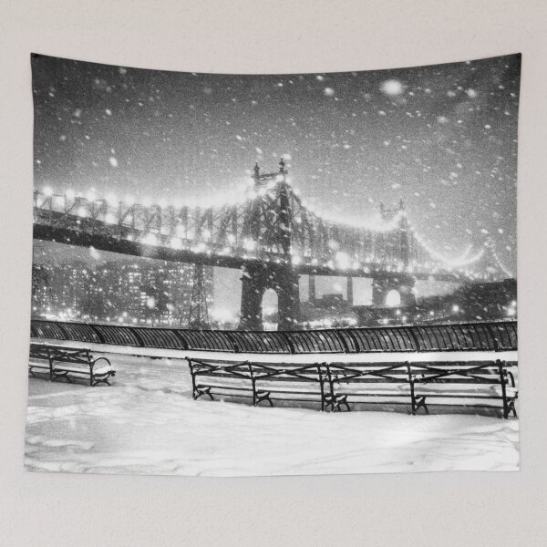 Item preview, New York City - Snowy Night designed and sold by Vivienne Gucwa.
