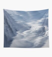 Snowstorm Digital Glitch Wall Tapestry