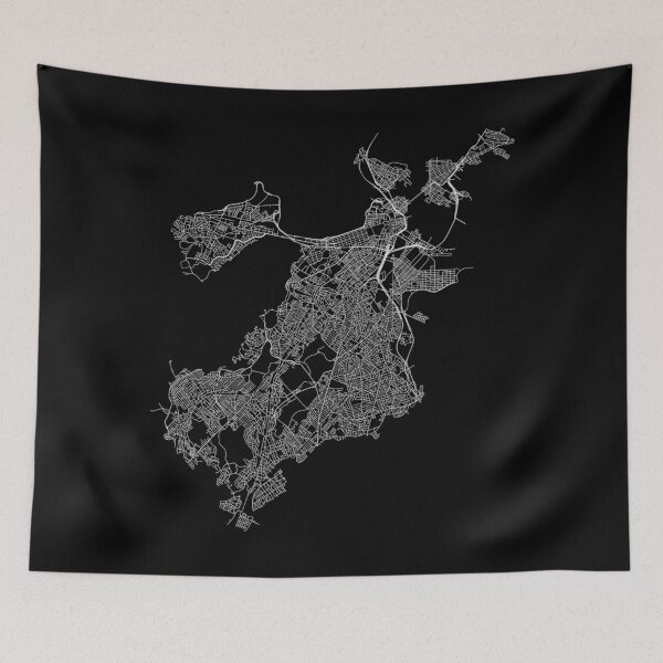 Item preview, Boston, Massachusetts, USA Street Network Map Graphic designed and sold by ramiro.