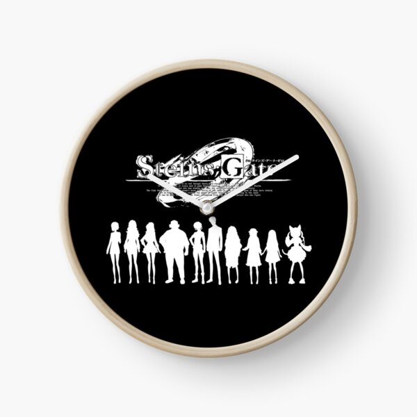 Steins Gate 1 Divergence Ratio Clock For Sale By Itsmedio Redbubble