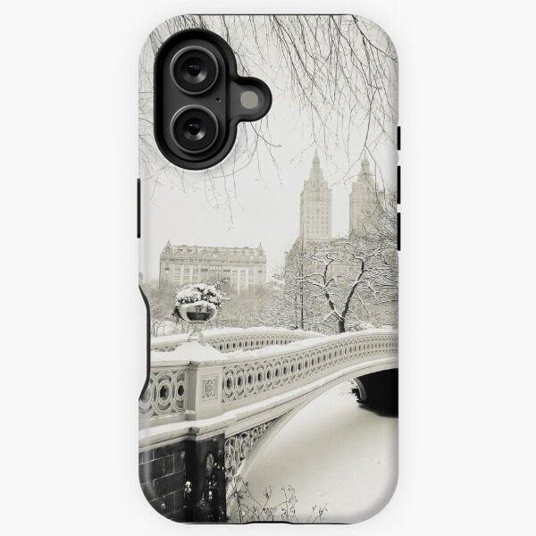Winter - Central Park - Bow Bridge - New York City iPhone Tough Case