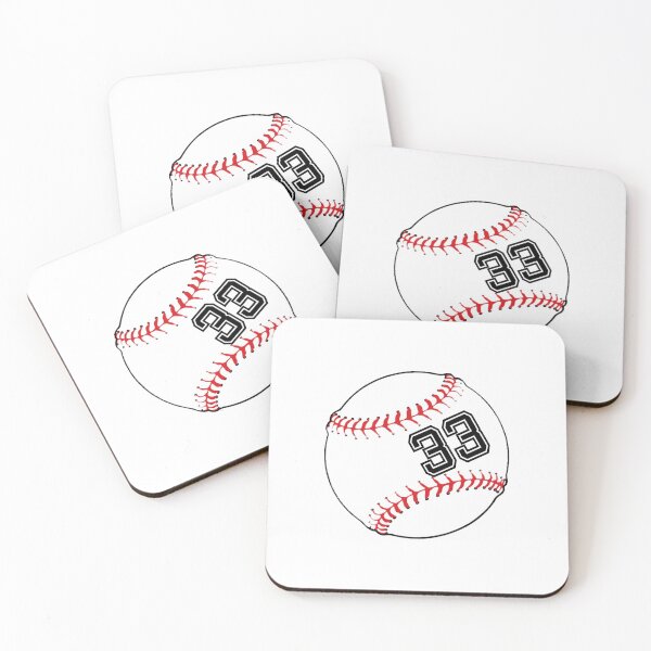Item preview, Baseball Player Jersey No 33 Back Number #33 Ball Sport Sticker Gift designed and sold by theshirtinator.