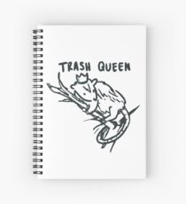 trash queen Spiral Notebook