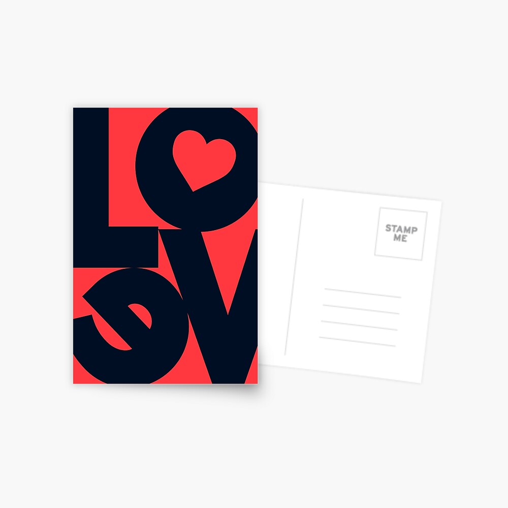 Tarjetas de felicitación «Ilustración de amor, arte de pared, regalo para  parejas, presente para él, para ella, portada del libro, letras, Día de San  Valentín» de Spallutos | Redbubble
