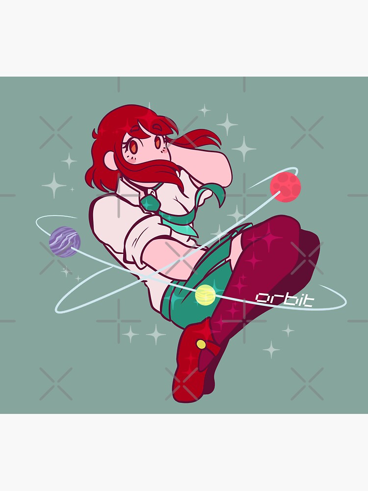 "Orbit" Sticker by chibigaia Redbubble