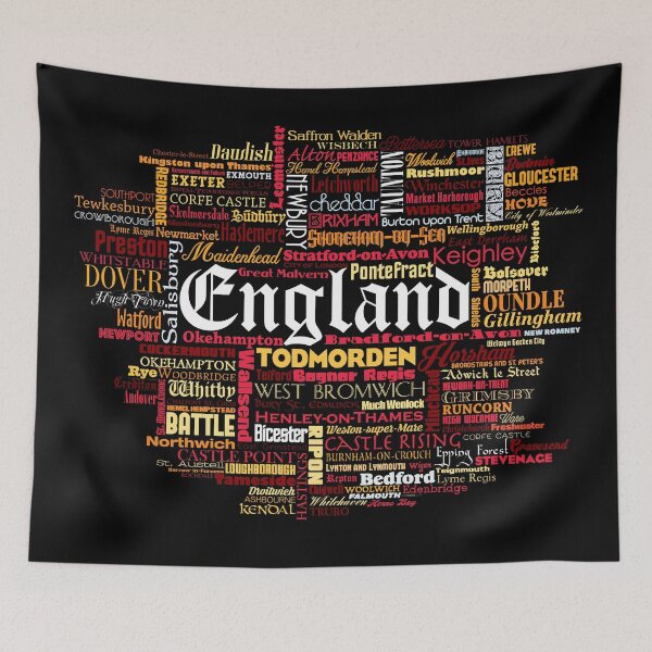Item preview, ENGLISH CITIES & TOWNS ART designed and sold by WOOFANG.