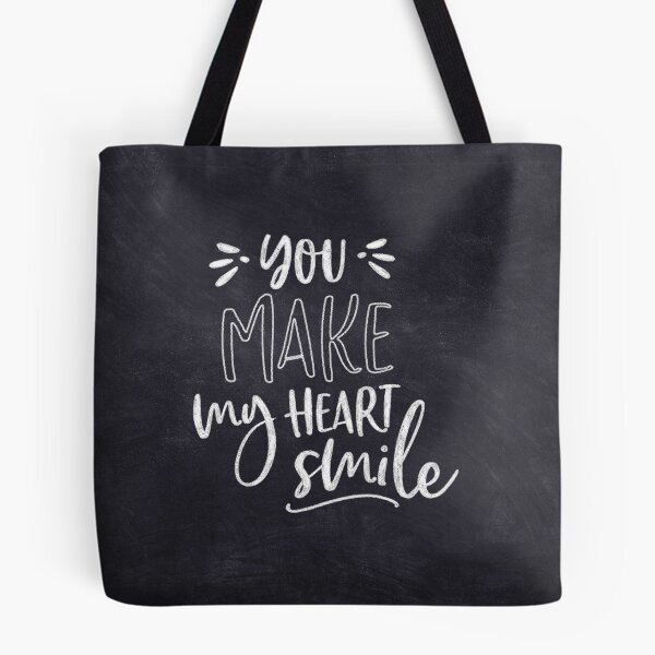 Item preview, YOU MAKE MY HEART SMILE CHALK LETERING, BY SUBGIRL designed and sold by SUBGIRL.