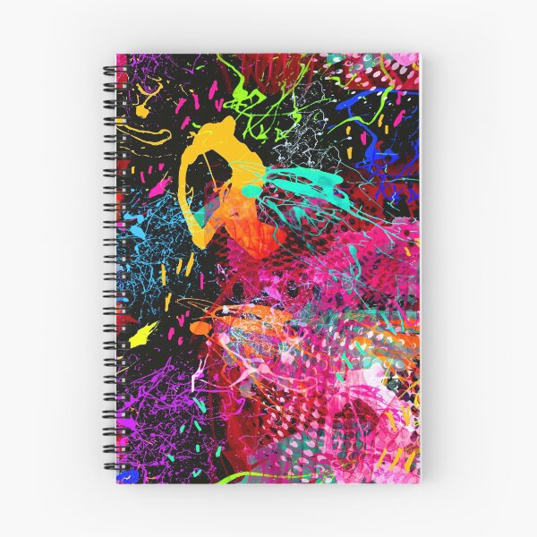 Item preview, Funky art: Splash colors, abstract design designed and sold by aronia.