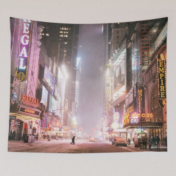 Item preview, Snow on a Winter Night - Times Square - New York City designed and sold by Vivienne Gucwa.