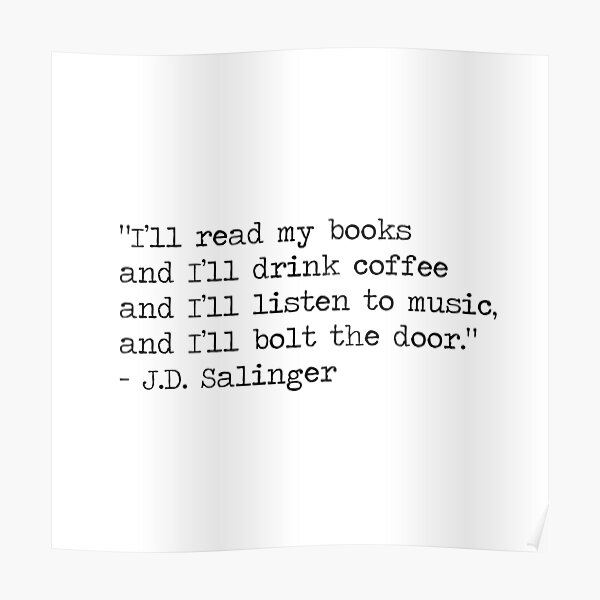 J.D. Salinger Poster