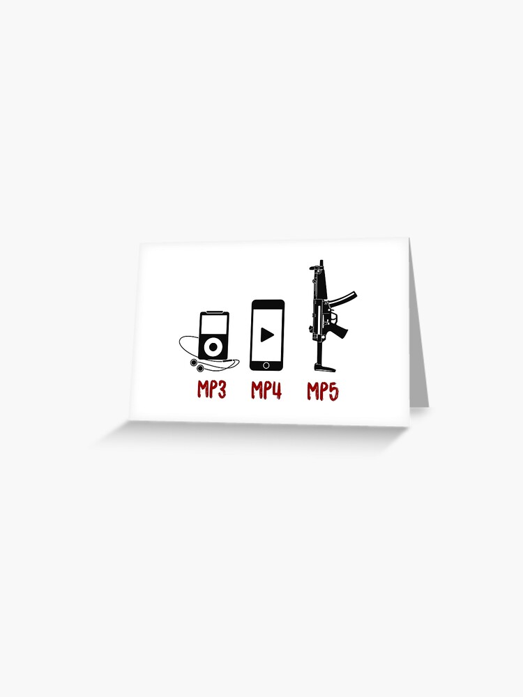 Funny Nerd Evolution Gamer Shirt Mp3 Mp4 Mp5 Greeting Card By Rawwr Redbubble