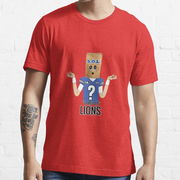 DETROIT-S.O.L. (SAME OLD LIONS) Essential T-Shirt for Sale by