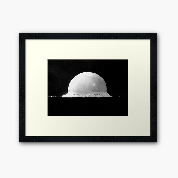 Trinity Nuclear Test Bomb Fireball - 1945 Framed Art Print
