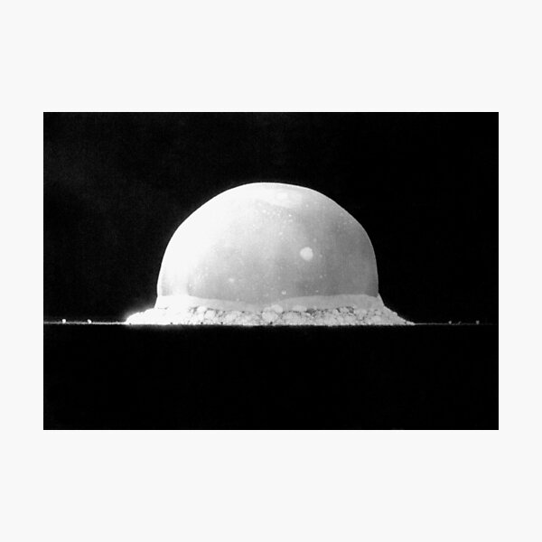 "Trinity Nuclear Test Bomb Fireball - 1945" Photographic Print For Sale ...