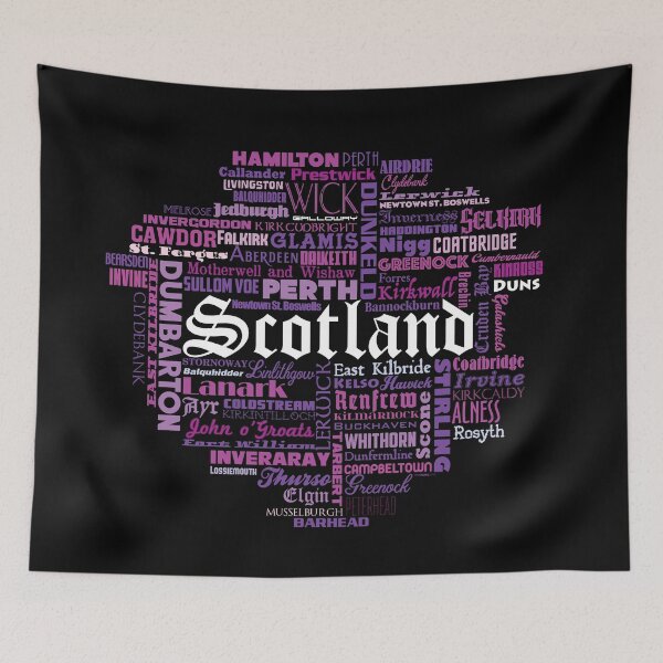 Item preview, SCOTTISH CITIES & TOWNS ART designed and sold by WOOFANG.