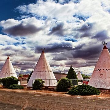 Artwork thumbnail, Route 66 Wigwam Motel by WarrenPHarris