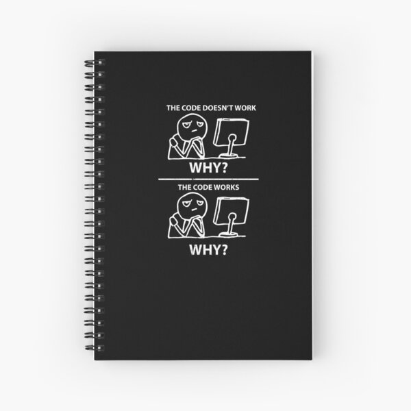 Item preview, Funny Programmer Code Doesn't Work Why Works Why Coder Tee designed and sold by LookTwice.
