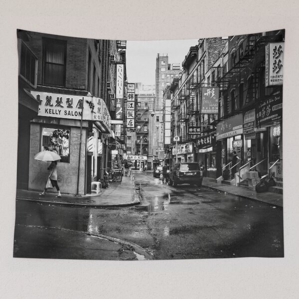 Item preview, Rainy Day - Chinatown - New York City designed and sold by Vivienne Gucwa.